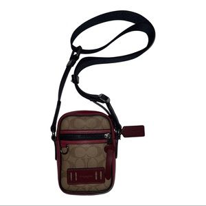 Coach leather crossbody bag